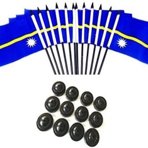 Pack of 12 4″x6″ International Polyester Miniature Office Desk & Little Table Flags with 12 Stands, 1 Dozen Country 4×6 Small Mini Hand Waving Stick Pack of 12 4″x6″ International Polyester Miniature Office Desk & Little Table Flags with 12 Stands, 1 Dozen Country 4×6 Small Mini Hand Waving Stick