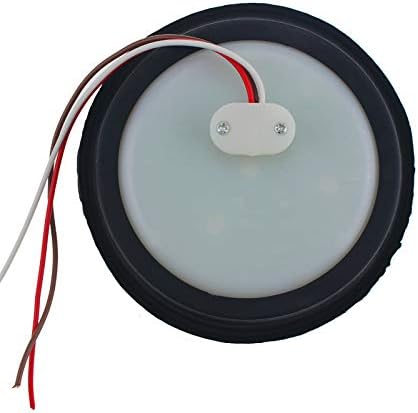 Luces LED redondas de 4 pulgadas para remolque y remolque, 24 luces LED de señal de giro de freno, con arandela de goma para camiones, remolques,
