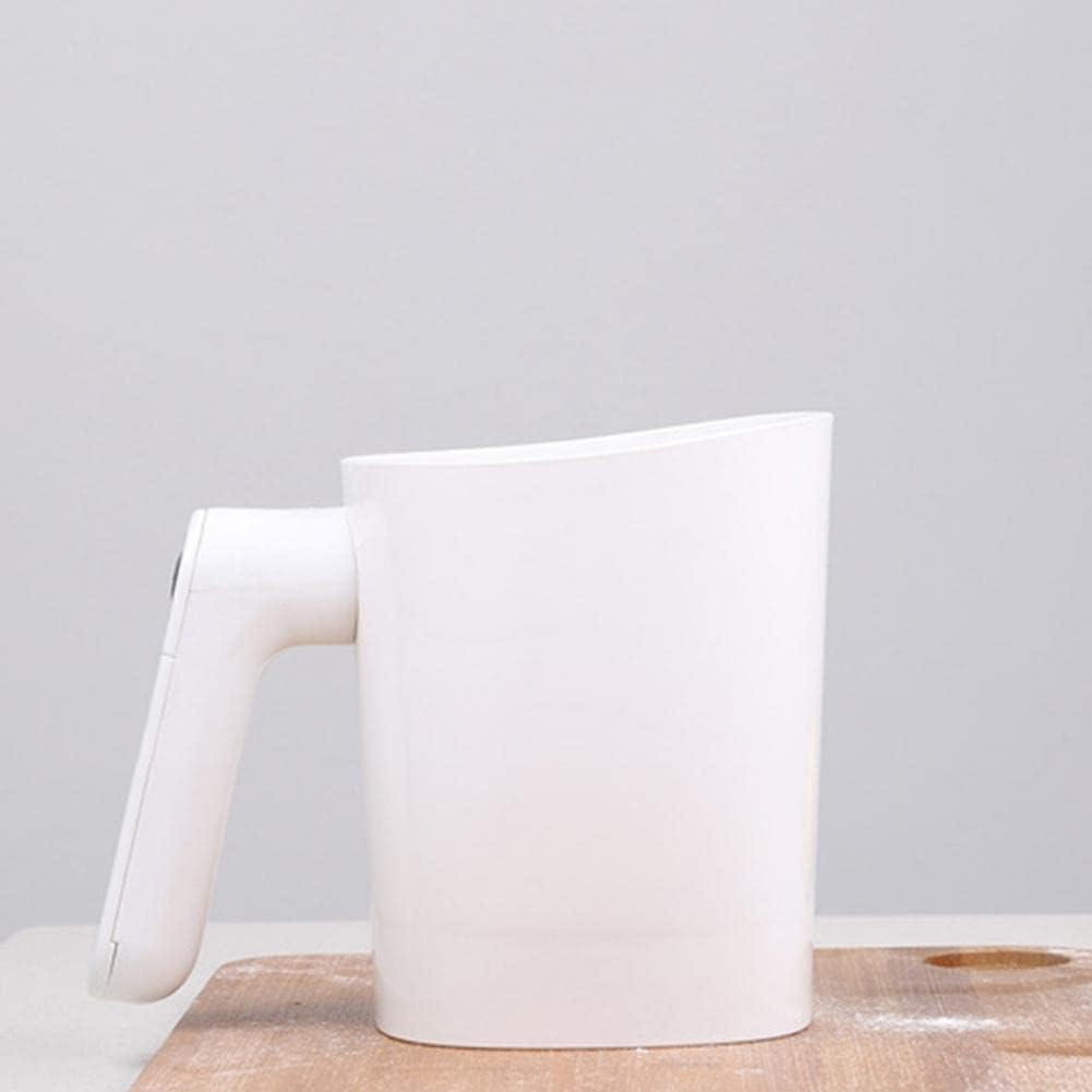 Tamiz de harina eléctrico de 1L sin BPA Herramienta para hornear de cocina Tamiz de harina Alimentado por batería portátil 4 tazas de capacidad de
