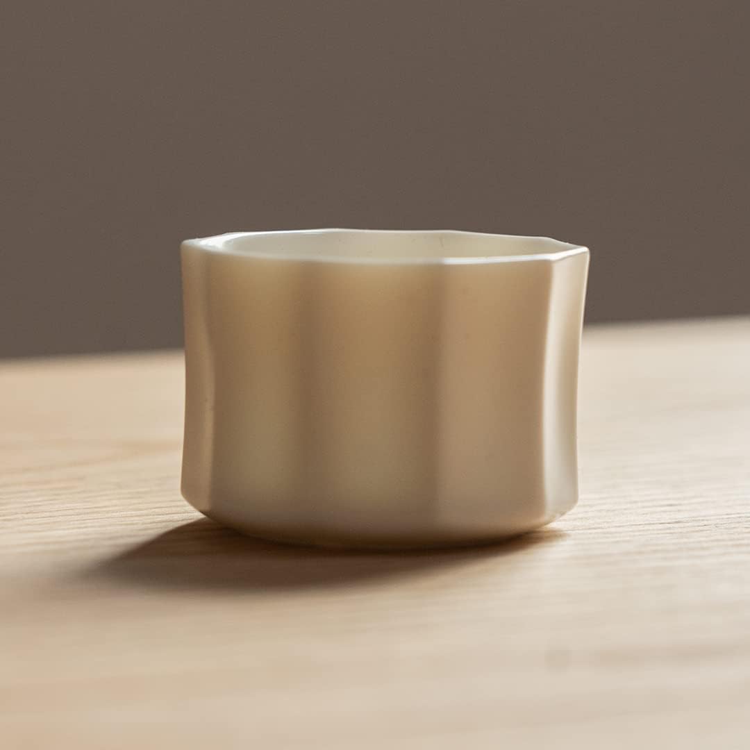 Taza de té de porcelana de 2 onzas, tazas de café pequeñas, taza Demitasse para bebidas de café, tazas de café espresso de cerámica blanca de 3