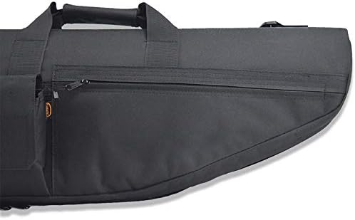 Funda táctica para rifle suave para airsoft, paintball, 28.0in, 4 bolsas Molle