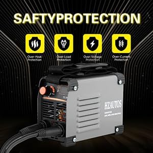 Mini máquina de soldadura  110V 130A ARC MMA soldador portátil con pantalla digital, inversor IGBT, soporte de electrodos y abrazadera de trabajo
