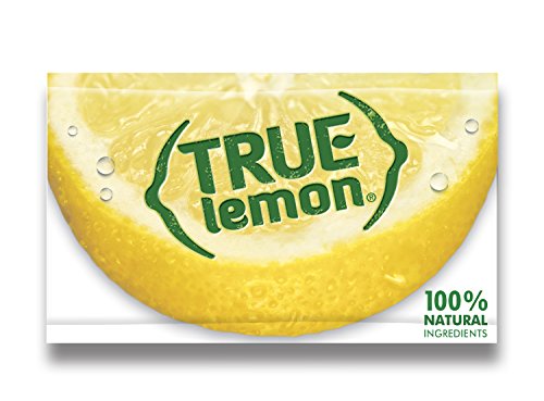 True Lemon – Limón cristalizado para agua y té, potenciador de agua en sobres de una sola porción, 32 unidades