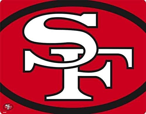 Skinit Calcomanía para juegos compatible con el controlador de PS4, diseño de logotipo retro de San Francisco 49ers de la NFL con licencia oficial
