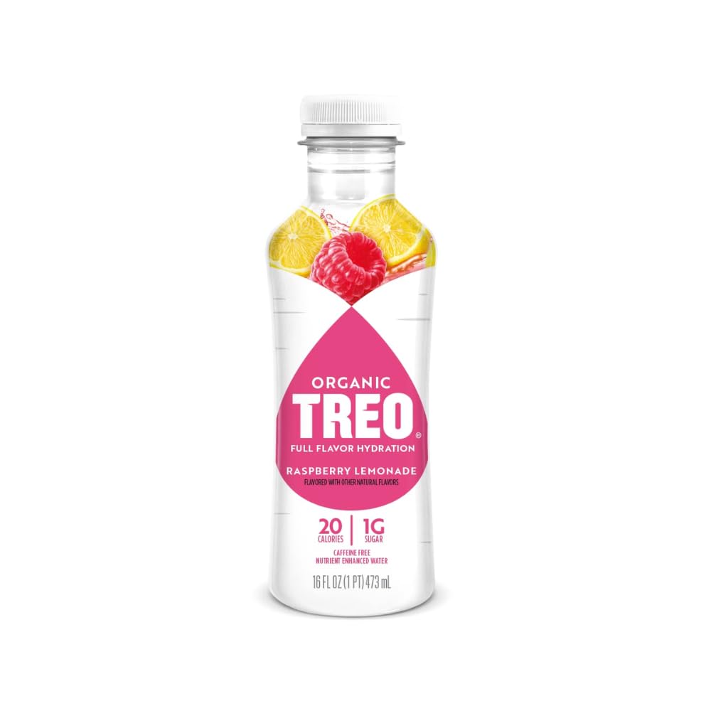TREO Infusión de agua de abedul orgánica, paquete variado, USDA orgánico, proyecto verificado sin OMG, vegano, sin gluten, 10 calorías y 0.04 oz de