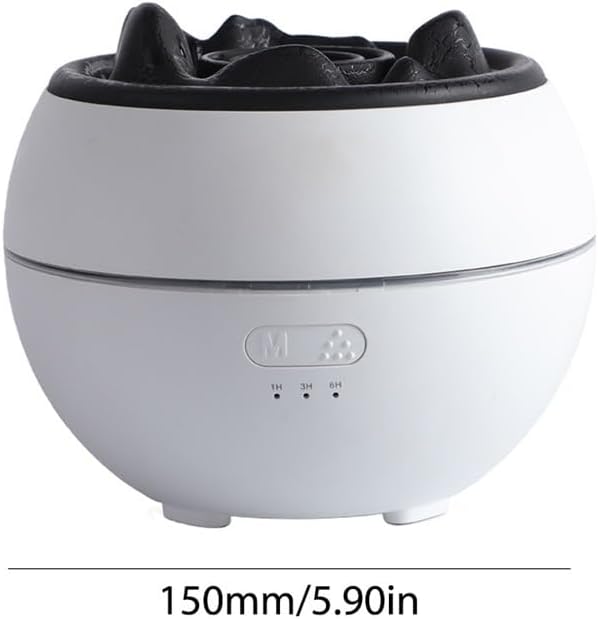 Humidificador Volcano de 6 colores, humidificador de aire de volcán con llama, difusor de aroma USB, para el hogar, gimnasio, dormitorio y oficina