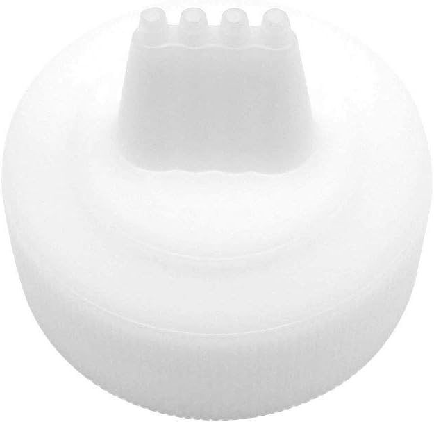 GARASANI Dispensador de botellas de condimentos exprimibles de salsa de 4 agujeros (24 oz – 23.7 fl oz)
