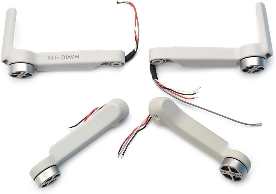 XNasu Brazo motor izquierdo derecho delantero trasero reemplazo para DJI Mavic Mini Drone piezas de reparación (color  1 juego)