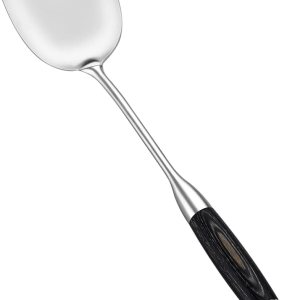 Utensilios de cocina Espátula de metal Wok 188 304 espátula de acero inoxidable con mango de madera resistente al calor, plata15.5 pulgadas Utensilios de cocina Espátula de metal Wok 188 304 espátula de acero inoxidable con mango de madera resistente al calor, plata15.5 pulgadas
