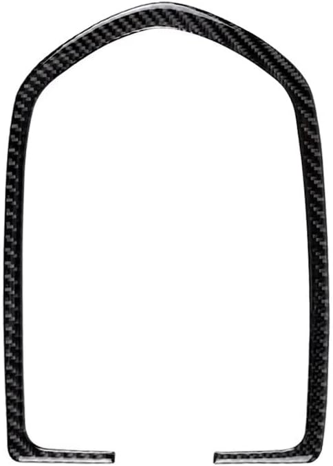 burnmoto Accesorios de fibra de carbono para interior de automóvil, cubierta de lámpara de lectura de techo, compatible con Porsche Macan 2014-2021