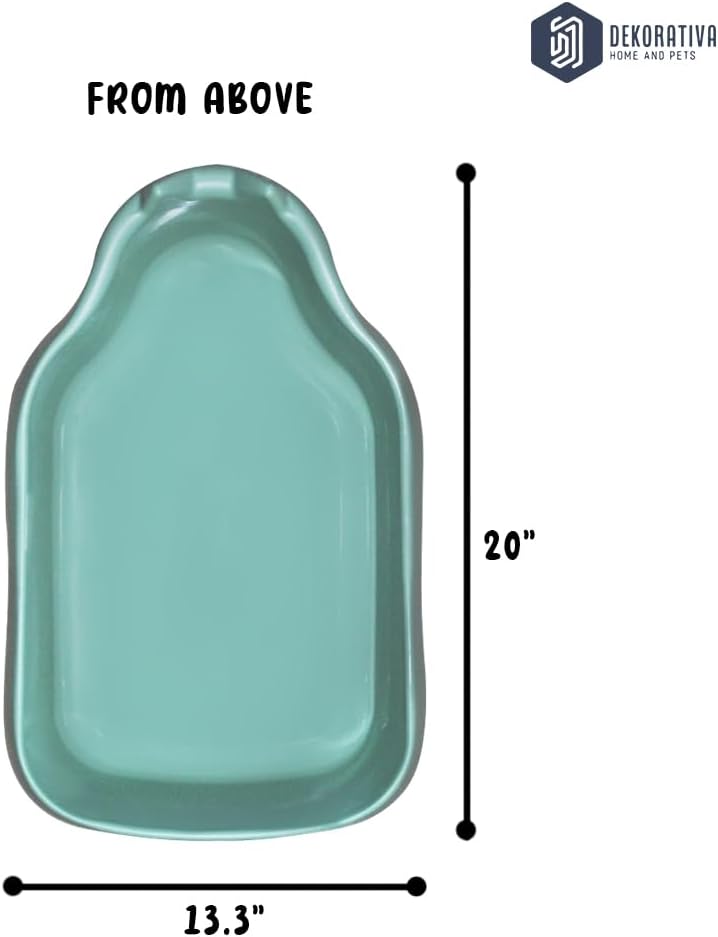 CAT FACE – Caja pequeña, caja de arena duradera para gatos, libre de BPA (negro)