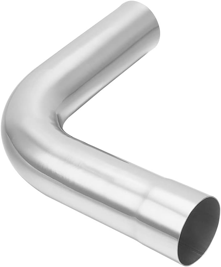 A-KARCK Tubo de escape de 90 grados 2.5 “OD, curva de mandril de tubo de escape de acero inoxidable 304, personaliza tu propio sistema de escape