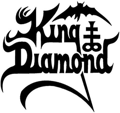 Paquete de 6-2″ stickers -King Diamond Rock Band – Calcomanía impresa