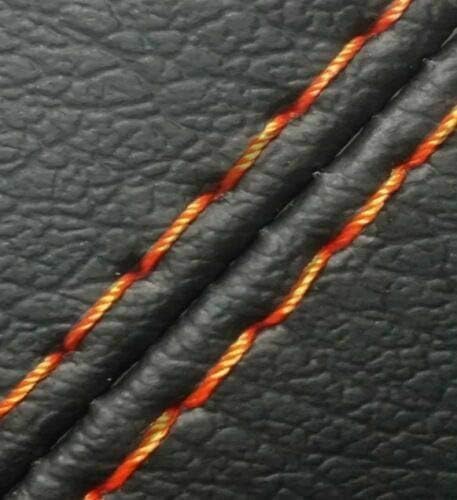 Funda para reposabrazos de consola (piel, para Hyundai Elantra 17-20), color naranja