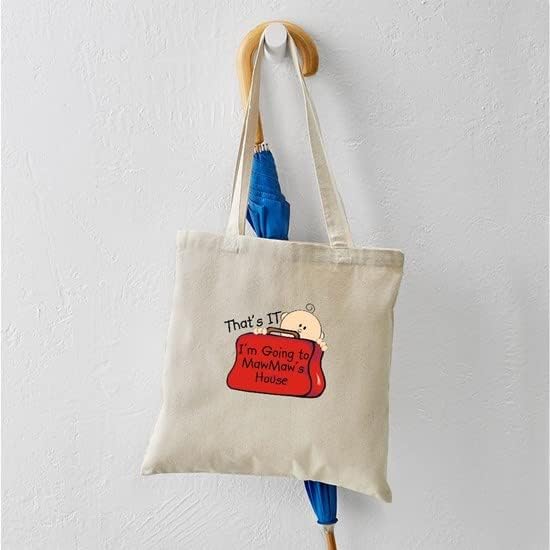 CafePress Going To Mawmaw’s Funny Tote Bag Natural Canvas Tote Bag, Cloth Shopping Bag