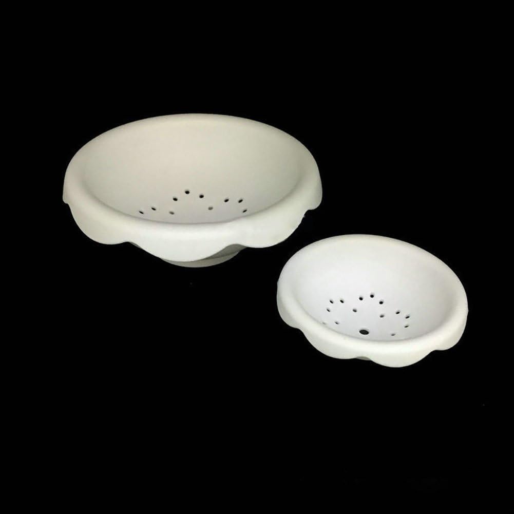 lasenersm 4 piezas de moldes de secado de fondant en forma de tazón, moldes de secado de fondant, moldes de secado de flores, pastel de azúcar,