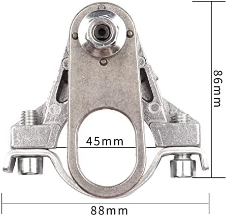 Nuevo 3.937 in4.528 in4.921 in Conversión de amoladora angular Adaptador de cabeza universal M10M14 Rosca Pulido Oscilante Herramientas Eléctricas