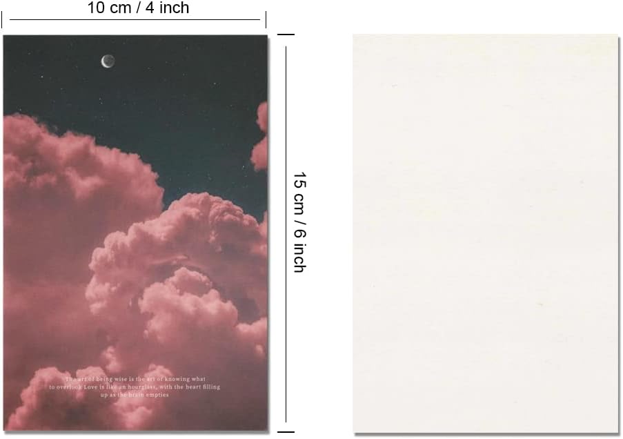 XKANG 30PCS Single sided Sky Clouds Wall Collage Kit,Aesthetic Room Posters Decor Pictures for Teen Girls,Decorations for Living Room,Bedroom,Dorm,