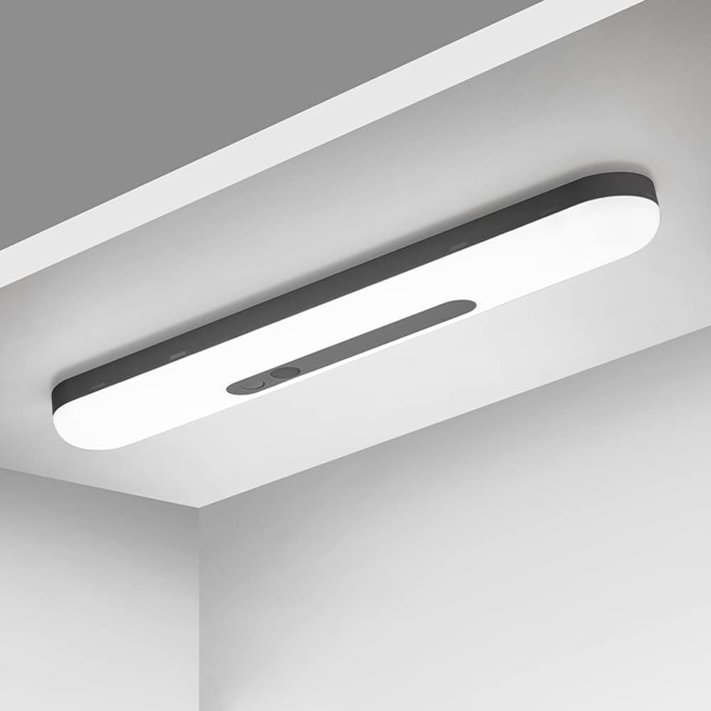 Luces para debajo del gabinete, 59 LED, luz de armario, sensor de movimiento de 120, luz de armario, regulable, magnética, inalámbrica, recargable,
