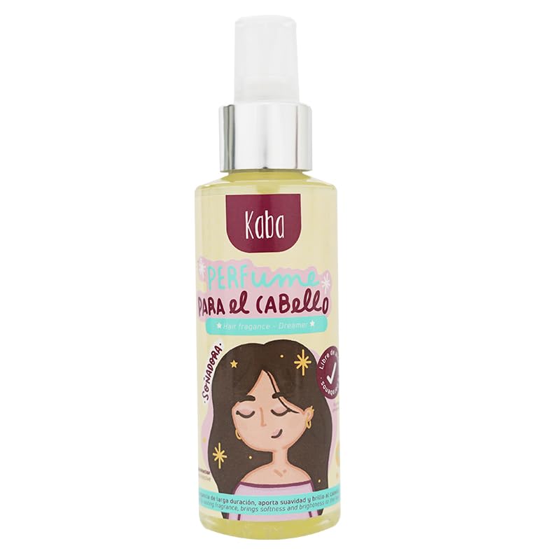 Perfume Capilar Cabello Suave Control Frizz Sin Alcohol  Fragancia para el cabello con ingredientes naturales D’luchi 4oz-4.1 fl oz (Sonadora