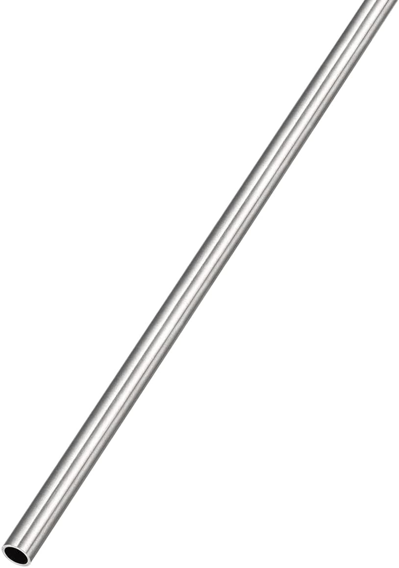 METALLIXITY Tubo de acero inoxidable 304 (0.079 in OD x 0.006 in T x 9.843 in L), tubo recto – para muebles del hogar, maquinaria