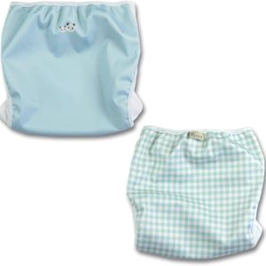 POCKE  Juego de 2 fundas para pañales de tela para bebé, con velcro, a prueba de fugas, a prueba de fugas, para niño y niña, lindo paño simple POCKE  Juego de 2 fundas para pañales de tela para bebé, con velcro, a prueba de fugas, a prueba de fugas, para niño y niña, lindo paño simple
