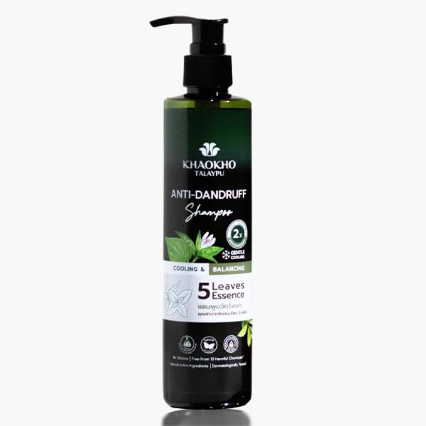 KKT Champú para el cuidado del cuero cabelludo con extracto de hierbas, anticaspa natural. Fórmula de extractos de hierbas, libre de productos