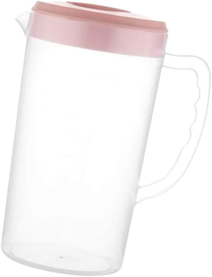 Luxshiny Jarra de 1 galón, jarra de agua fría de 1 galón, jarra de agua fría de 74.4 fl oz, jarra de agua, jarra de bebidas frías, dispensador de