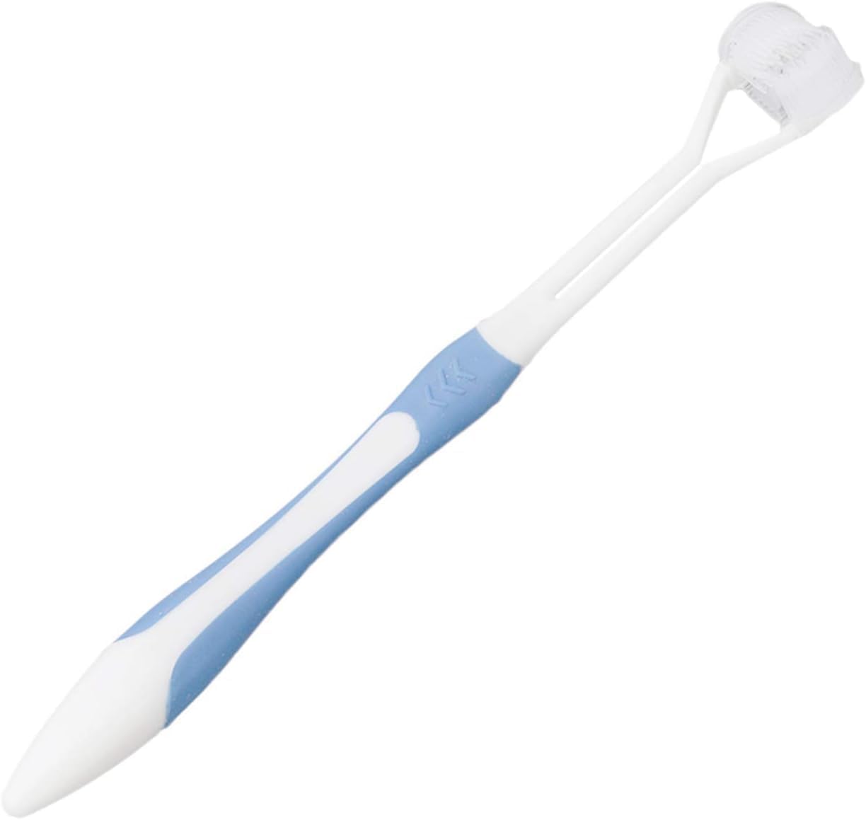 Cepillos de dientes azules de 3 caras Cepillos de dientes manuales para adultos Cepillo de dientes de cerdas suaves para cepillos de dientes