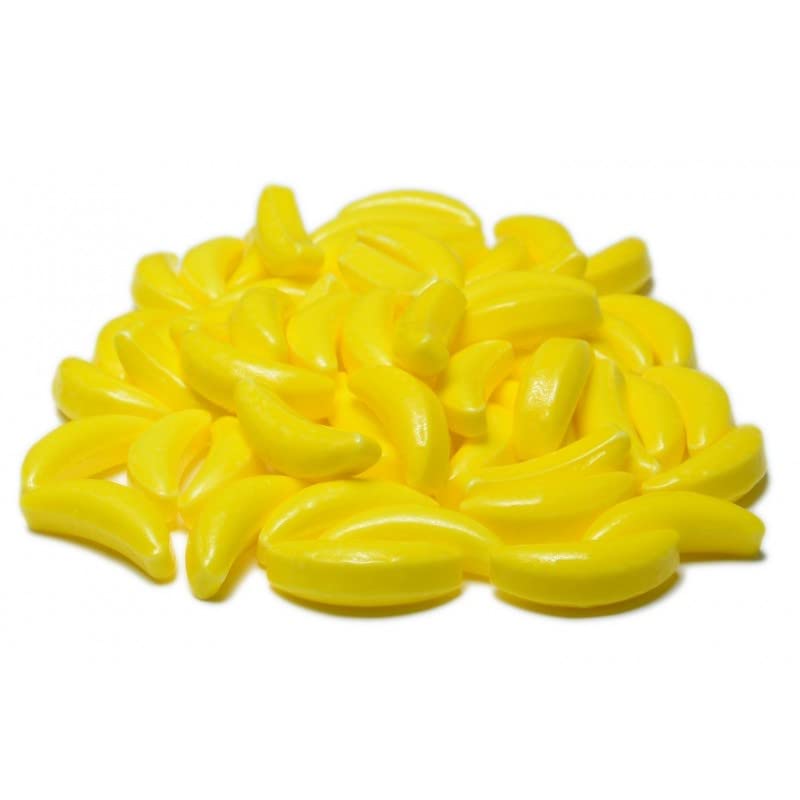 Bayside Candy Cabezales de plátanoplátano tontobananaramacaramelo duro de plátanocaramelo de plátano amarillo (1 libra)