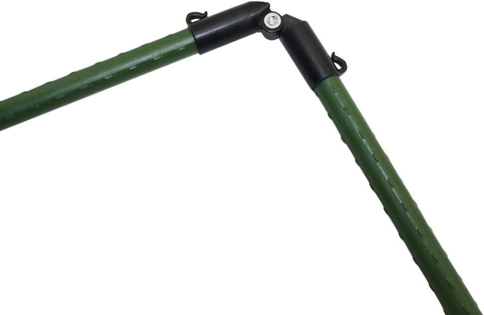 Juego de 4 estacas ajustables de plástico de 0.630 in para jardín, tipo B, conector con hebilla para juntas, estacas de jardinería para tomates,