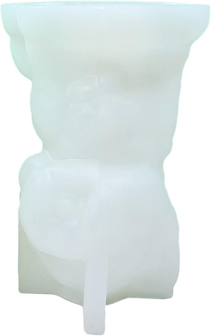 Molde epoxi hecho a mano para decoración de perro, molde de vela para decoración de bricolaje, fabricación de jabón, 3D, estéreo, para perros