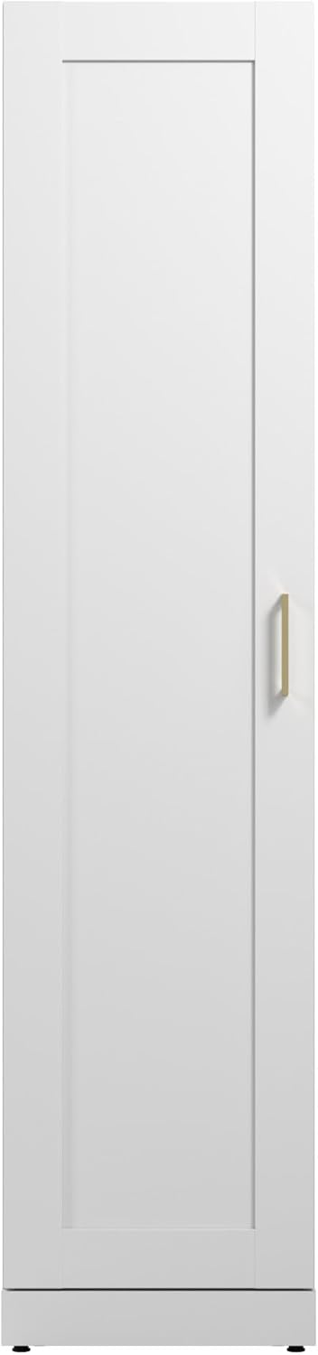 Bush Business Furniture Hampton Heights – Armario alto y estrecho con puerta y estantes  Almacenamiento para espacio de trabajo de oficina en casa,
