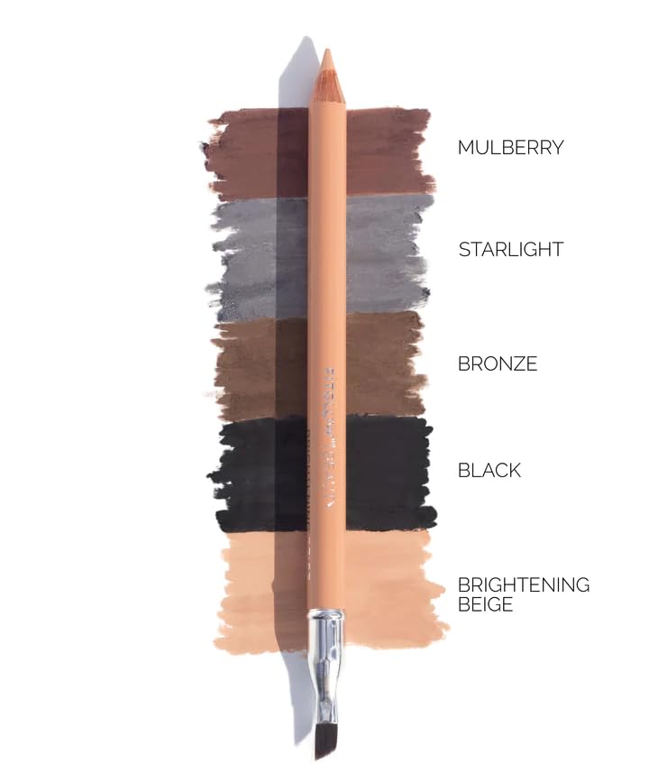 FITGLOW Beauty – Lápiz delineador de ojos vegano natural  Vegano, belleza limpia propiedad de una mujer (negro, 0.04 oz)