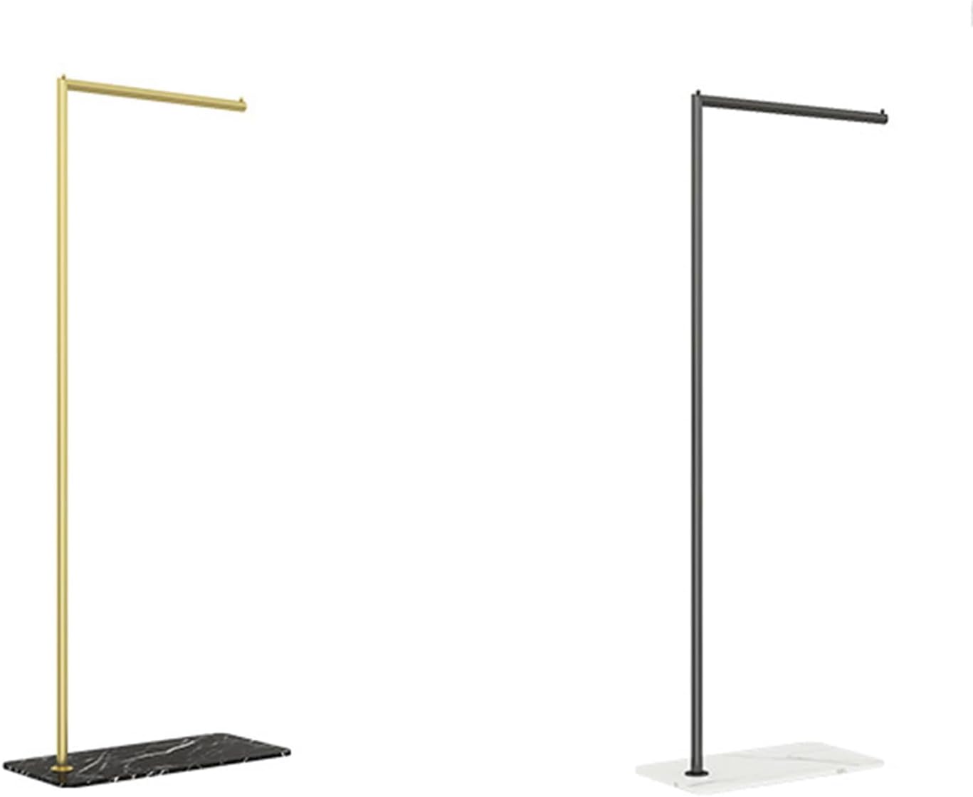 Coat Display Stand, Tall Metal Clothing Rack Garment Racks Clothing Rail With Marble Base Slim Bedroom Hanging Rack For Corner