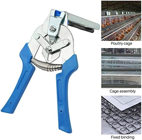 Alicates de anillo de uñas tipo M para fijación de cerdos multifunción Kit de alicates de anillo de cerdo para tapicería automática con 1800 clips