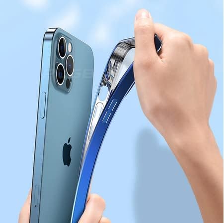Funda chapada para iPhone 15 Pro Max de 6.7 pulgadas, parte trasera de TPU transparente, lindo marco galvanizado de lujo con protector de lente de