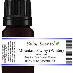 Mountain Savory (Winter Savory) Aceite esencial artesanal salvaje (Satureja Montana) 100% puro y natural, 0.2 fl oz Mountain Savory (Winter Savory) Aceite esencial artesanal salvaje (Satureja Montana) 100% puro y natural, 0.2 fl oz