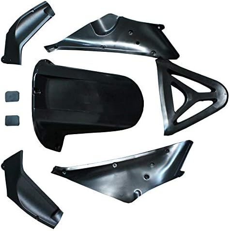 ZXMT Kit de carenado sin pintar Carenados de inyección ABS motocicleta para Yamaha YZF R1 2000-2001 (15 piezas)