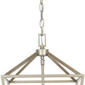 Home Decorators Collection Weyburn – Lámpara de araña de 4 luces con hojas de plata antigua Home Decorators Collection Weyburn – Lámpara de araña de 4 luces con hojas de plata antigua