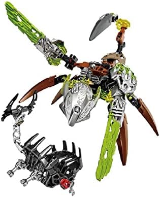 Aimery Bionicle Series Power Heroes Doce Apóstoles Jungle Master Bloques de construcción Robot Juguetes de ensamblaje (Color cromo)
