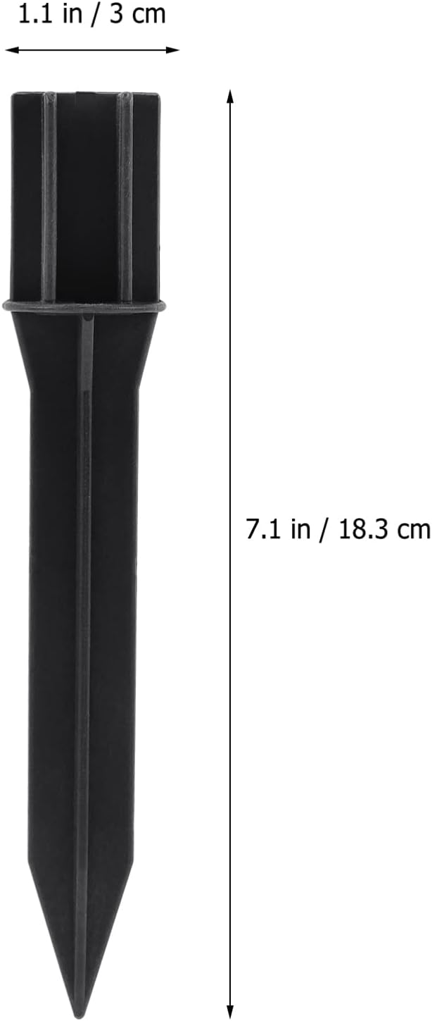 Uonlytech Luces LED para exteriores, 8 piezas, luz solar, estacas de repuesto para lámpara solar, estacas de tierra, estacas de luz solar, estacas
