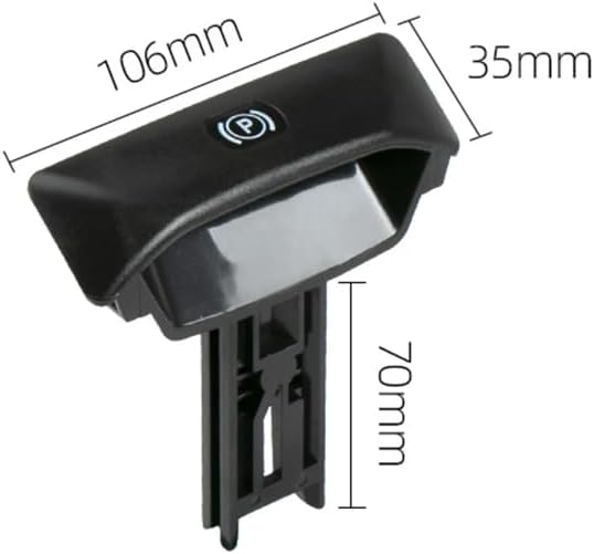 Zenger Manija de freno de mano para Mercedes Benz C E CLS GLK Clase W204 W212 2044270020 Negro Anti-desgaste Freno de estacionamiento Manija de