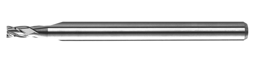 KYOCERA 1820-1406L313 Serie 1820 Fresa de extremo cuadrado de longitud de trozo, carburo, AlTiN, ángulo de 30 grados, 4 flautas, diámetro de corte