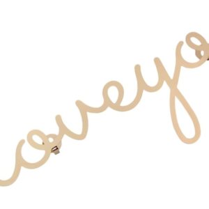 DOITOOL Gancho de pared con letras para colgar en la pared, ganchos de toalla de decoración dorada, perchero de metal moderno, perchero rústico, DOITOOL Gancho de pared con letras para colgar en la pared, ganchos de toalla de decoración dorada, perchero de metal moderno, perchero rústico,