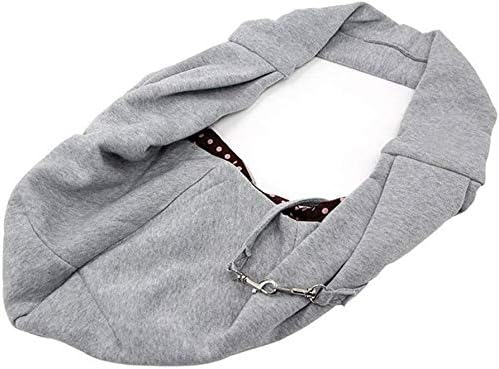 Grtdrm Bolsa de transporte para mascotas, bolsa de viaje para gatos y perros, hasta 16 libras (gris)