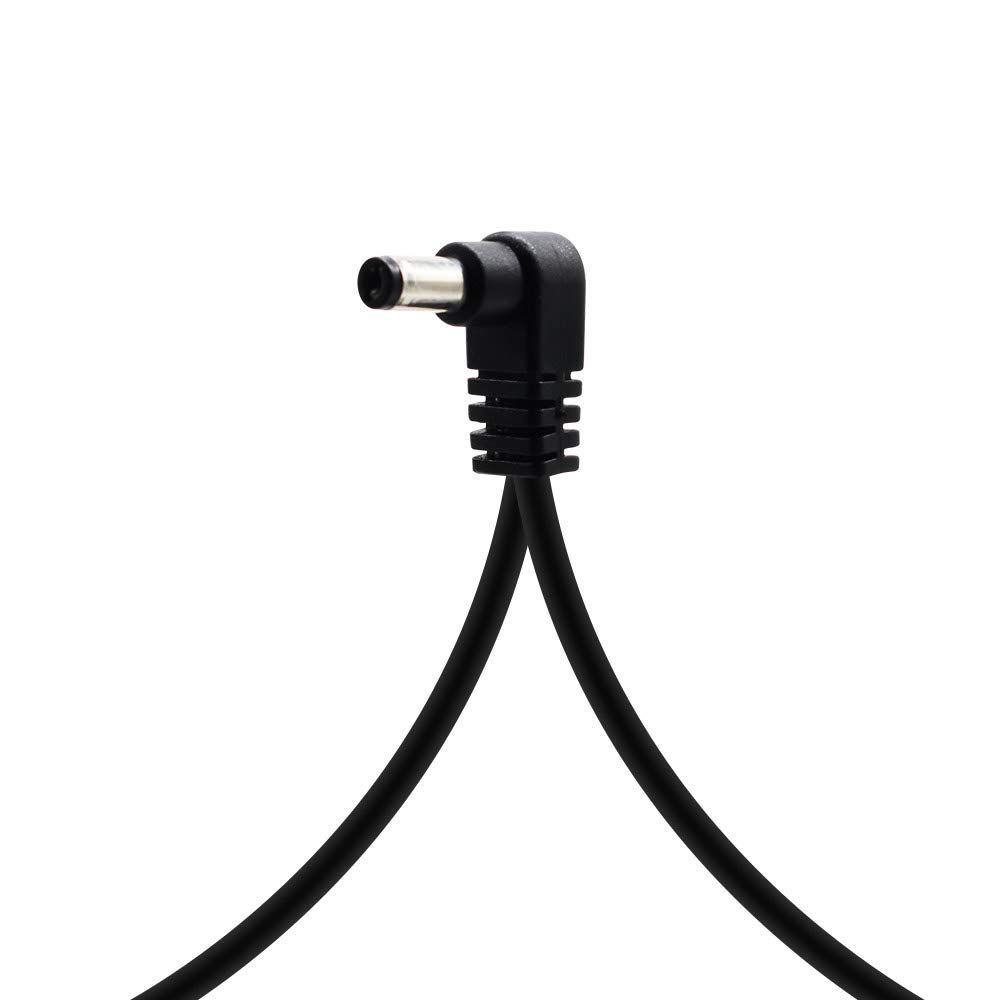 SONICAKE – Cable de cadena tipo margarita de 5 vías de 9 V CC con enchufe de ángulo recto para pedal de efectos de guitarra