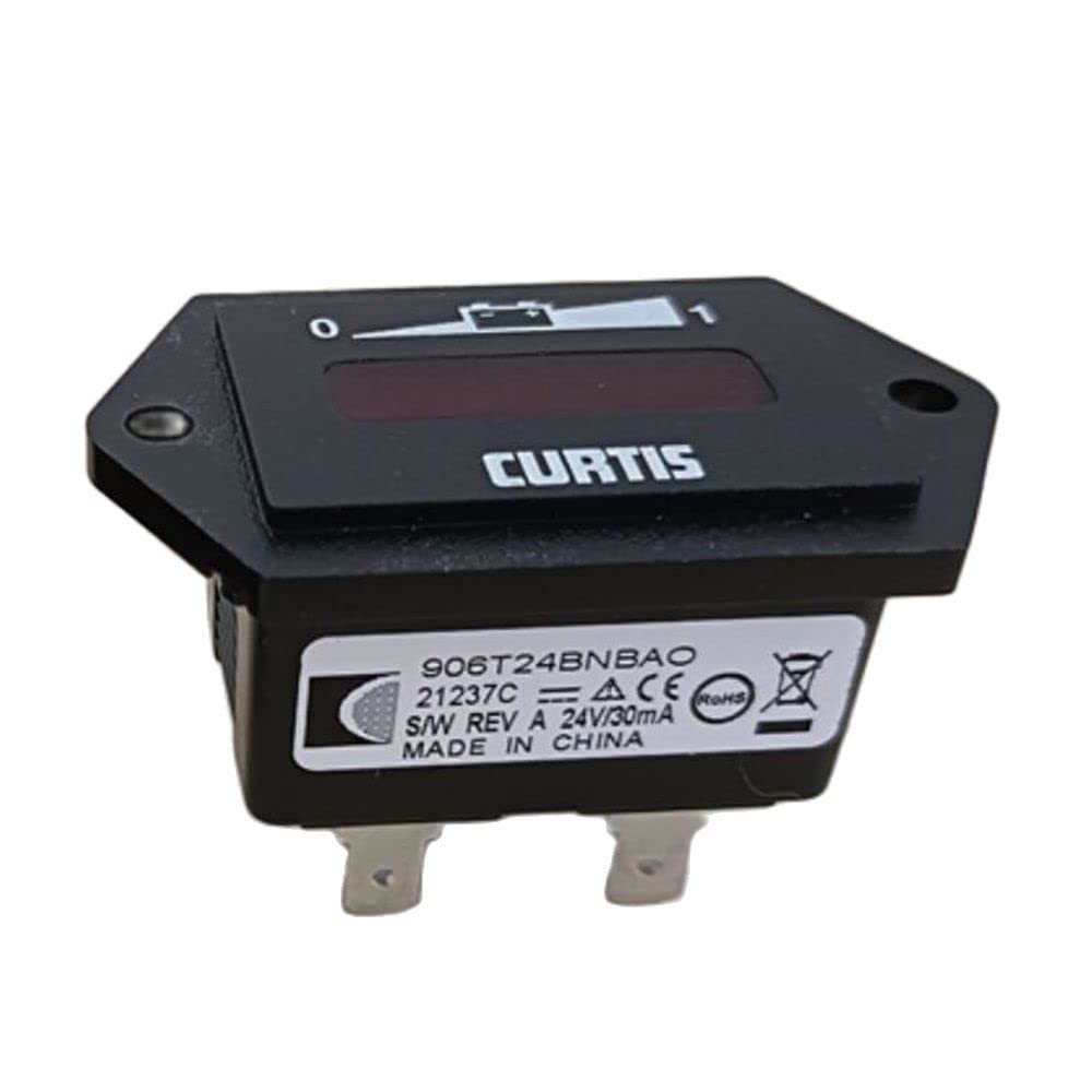 Medidor de batería de 24 V 48 V para Curtis 906 906T 906T48HNDAO 906T24BNBAO 24 48 voltios medidor de voltaje de batería (24 V 906T)