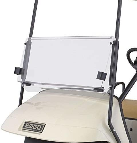 EZGO TXT 1995-2013 – Parabrisas transparente plegable resistente a los impactos para carritos de golf EZGO TXT