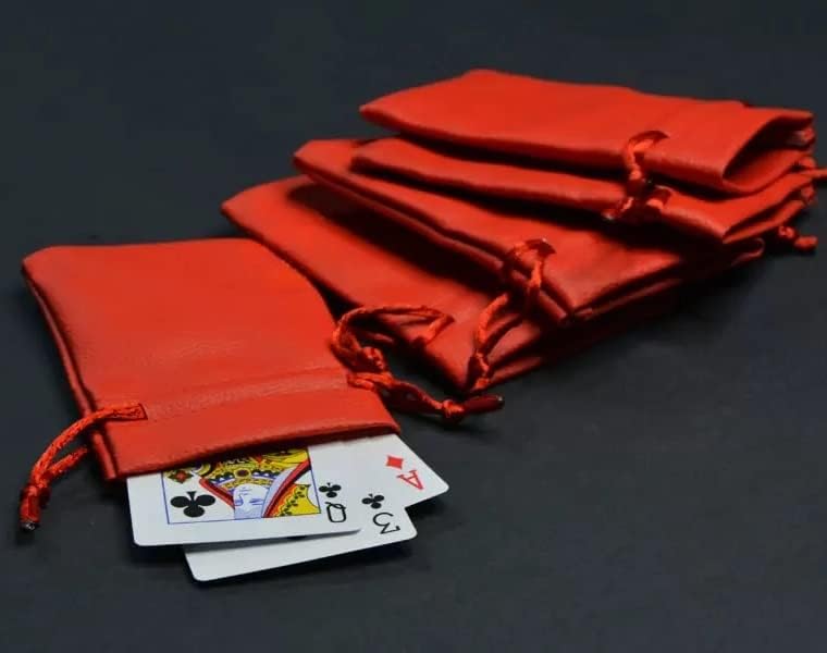 MilesMagic Magician’s Set de 5 bolsas de detección de lujo Gimmick Mind Reading Ilusión Efecto de predicción real, calle, escenario, salón Close-Up